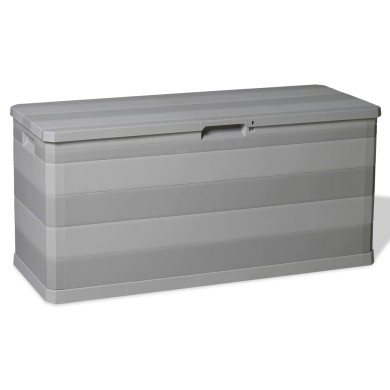 Boîte de rangement de jardin Gris 117x45x56 cm