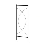 Voûte de jardin Noir 150x34x240 cm Fer 