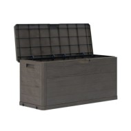 Boîte de rangement de jardin 280 L Marron