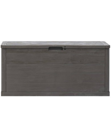 Boîte de rangement de jardin 280 L Marron