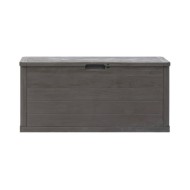 Boîte de rangement de jardin 280 L Marron