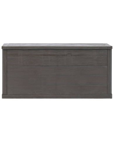 Boîte de rangement de jardin 280 L Marron