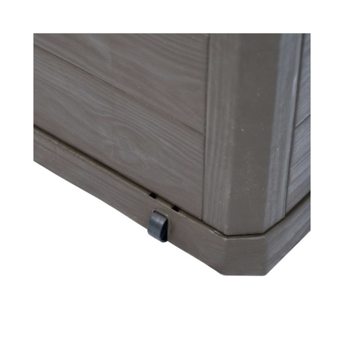 Boîte de rangement de jardin 280 L Marron