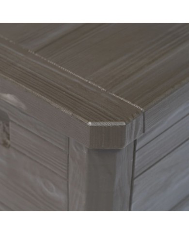 Boîte de rangement de jardin 280 L Marron