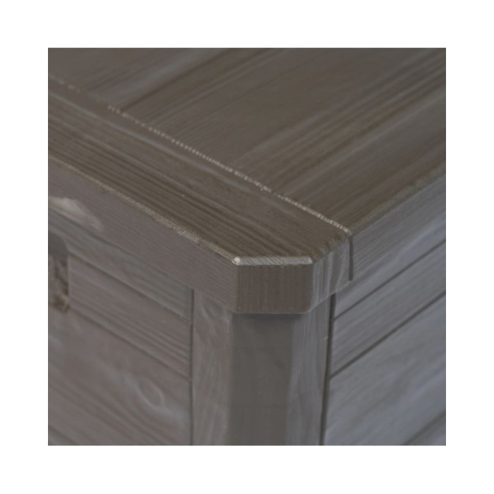 Boîte de rangement de jardin 280 L Marron