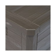 Boîte de rangement de jardin 280 L Marron