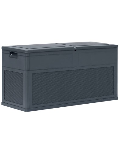 Boîte de rangement de jardin 320 L Anthracite 