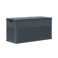 Boîte de rangement de jardin 320 L Anthracite 