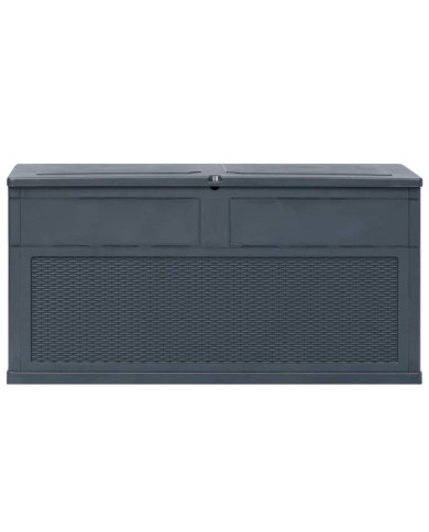 Boîte de rangement de jardin 320 L Anthracite 