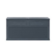 Boîte de rangement de jardin 320 L Anthracite 