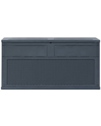 Boîte de rangement de jardin 320 L Anthracite 