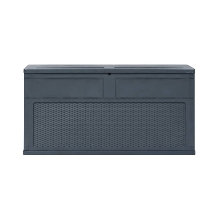 Boîte de rangement de jardin 320 L Anthracite 