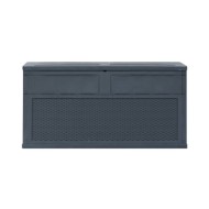 Boîte de rangement de jardin 320 L Anthracite 