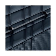 Boîte de rangement de jardin 320 L Anthracite 