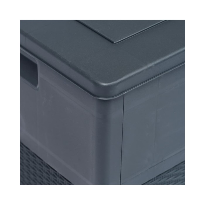 Boîte de rangement de jardin 320 L Anthracite 