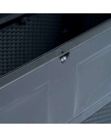 Boîte de rangement de jardin 320 L Anthracite 