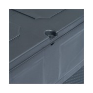 Boîte de rangement de jardin 320 L Anthracite 