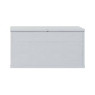 Boîte de rangement de jardin 420 L Gris clair 