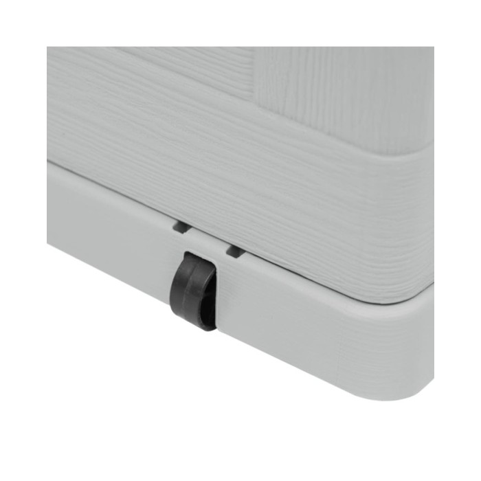 Boîte de rangement de jardin 420 L Gris clair 