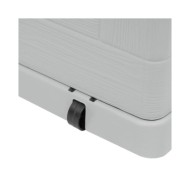 Boîte de rangement de jardin 420 L Gris clair 
