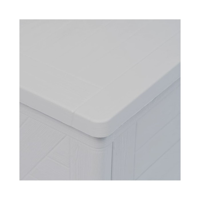 Boîte de rangement de jardin 420 L Gris clair 