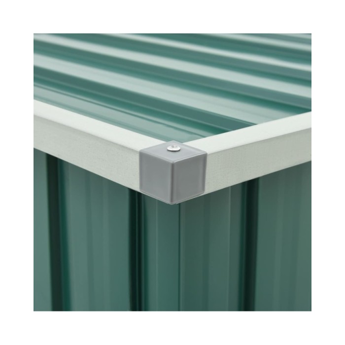 Boîte de rangement de jardin Vert 109x67x65 cm