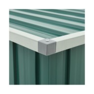 Boîte de rangement de jardin Vert 109x67x65 cm