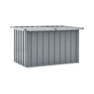Boîte de rangement de jardin Gris 109x67x65 cm
