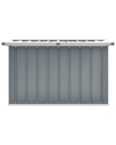 Boîte de rangement de jardin Gris 109x67x65 cm