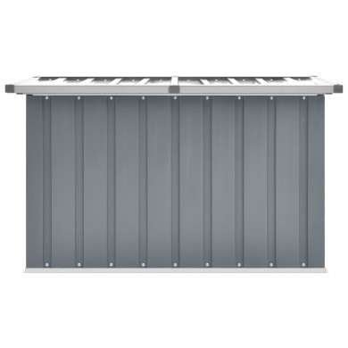 Boîte de rangement de jardin Gris 109x67x65 cm