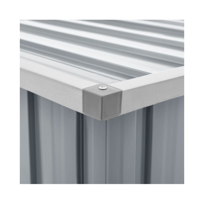 Boîte de rangement de jardin Gris 109x67x65 cm