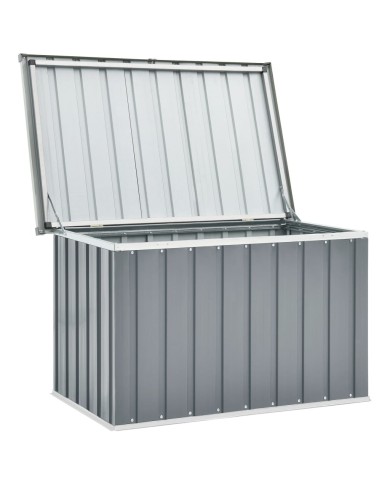 Boîte de rangement de jardin Gris 109x67x65 cm
