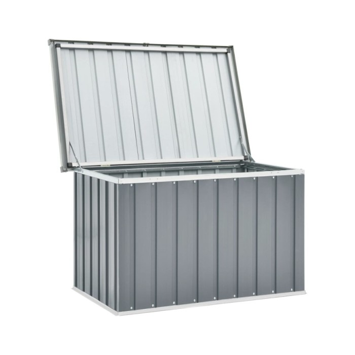 Boîte de rangement de jardin Gris 109x67x65 cm