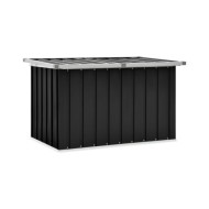 Boîte de rangement de jardin Anthracite 109x67x65 cm