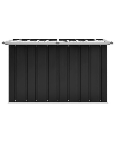 Boîte de rangement de jardin Anthracite 109x67x65 cm