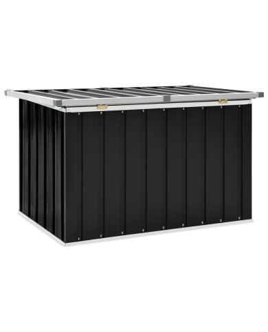 Boîte de rangement de jardin Anthracite 109x67x65 cm