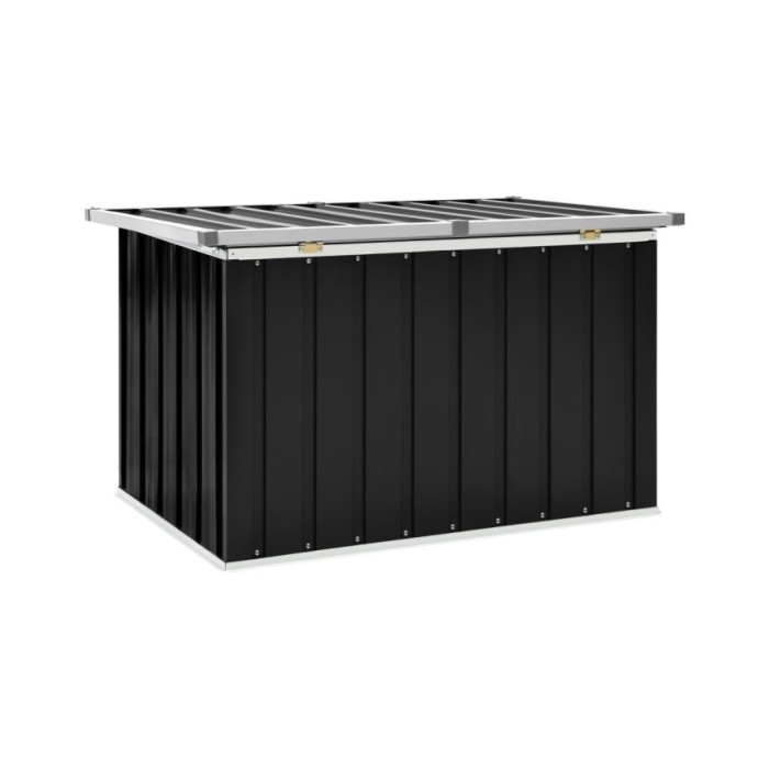 Boîte de rangement de jardin Anthracite 109x67x65 cm