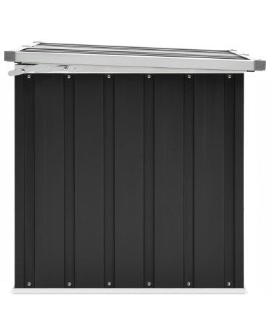 Boîte de rangement de jardin Anthracite 109x67x65 cm