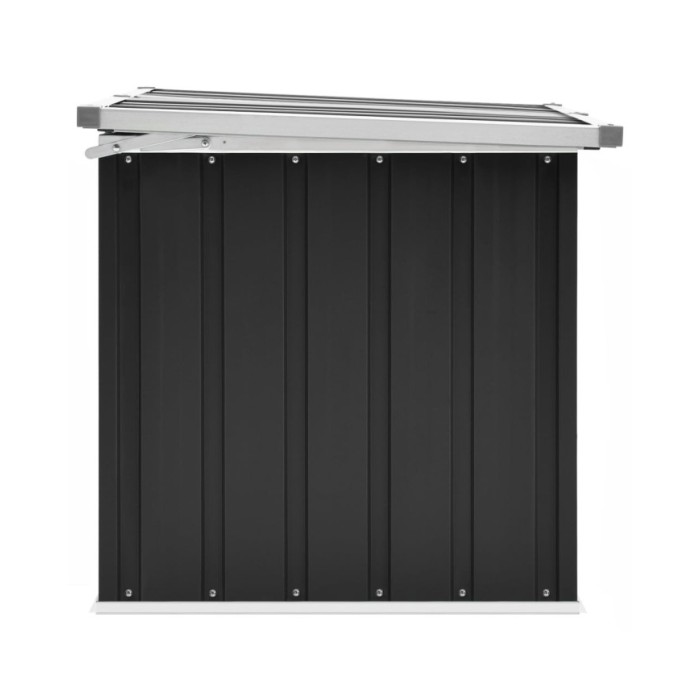 Boîte de rangement de jardin Anthracite 109x67x65 cm