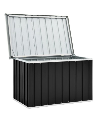 Boîte de rangement de jardin Anthracite 109x67x65 cm