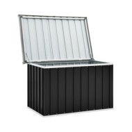 Boîte de rangement de jardin Anthracite 109x67x65 cm