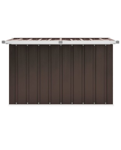 Boîte de rangement de jardin Marron 109x67x65 cm