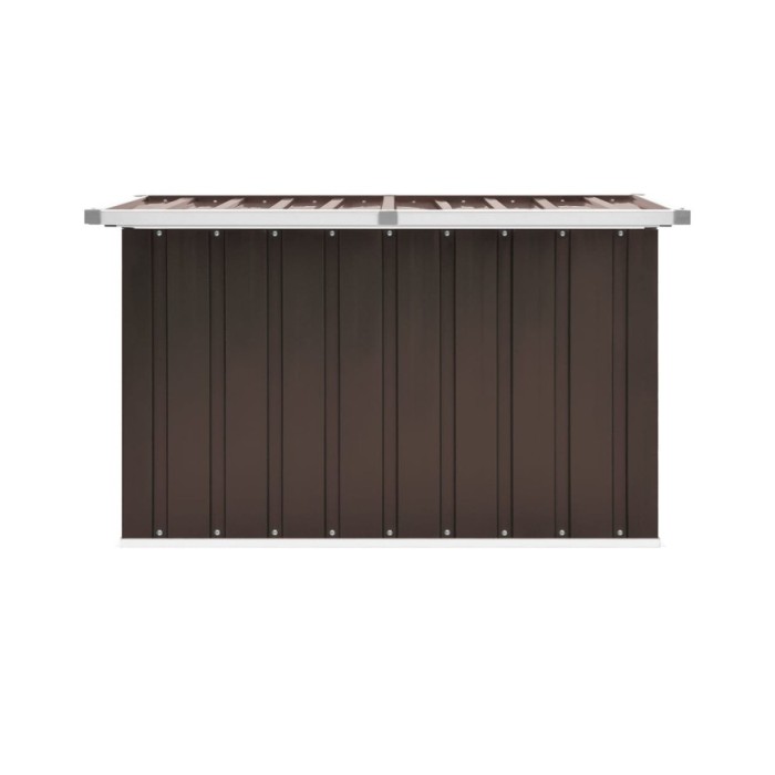 Boîte de rangement de jardin Marron 109x67x65 cm