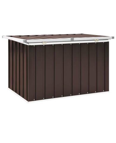 Boîte de rangement de jardin Marron 109x67x65 cm