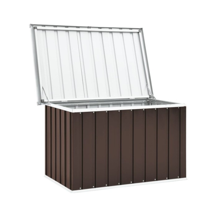 Boîte de rangement de jardin Marron 109x67x65 cm