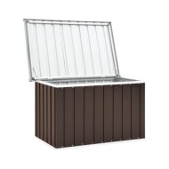 Boîte de rangement de jardin Marron 109x67x65 cm