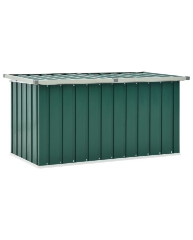 Boîte de rangement de jardin Vert 129x67x65 cm