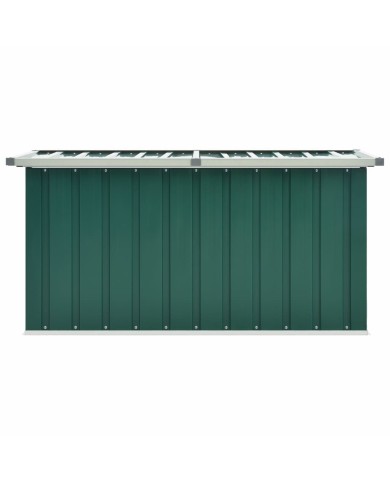 Boîte de rangement de jardin Vert 129x67x65 cm