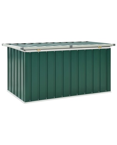 Boîte de rangement de jardin Vert 129x67x65 cm