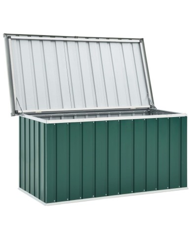 Boîte de rangement de jardin Vert 129x67x65 cm